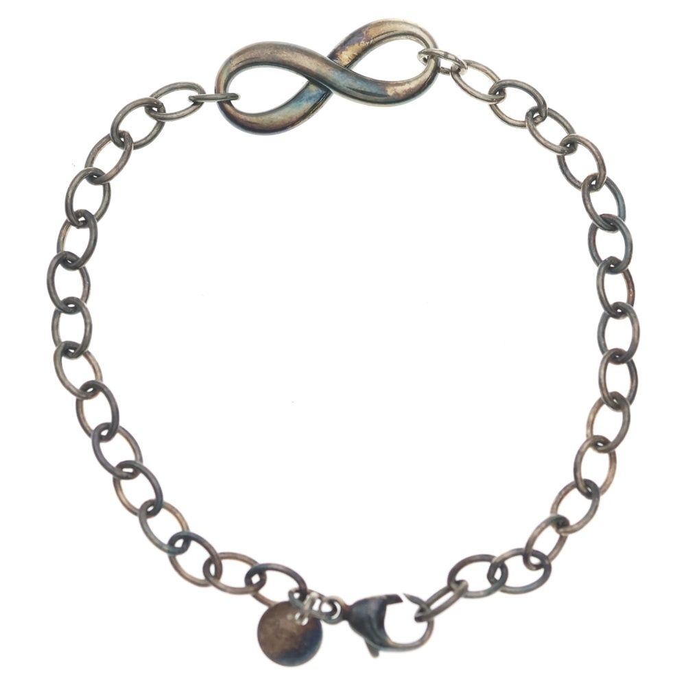 Tiffany & Co Infinity Motif Chain Bracelet Silver — view 2