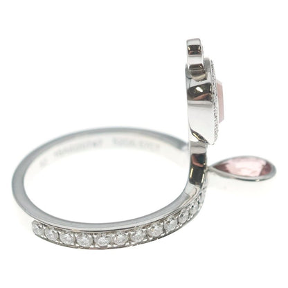 Hermes Apara Earrings Au Pearl Tourmaline Ring Silver Pink — view 3