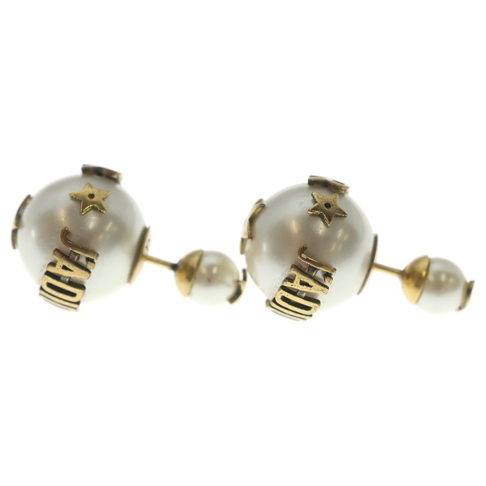 Dior Pearl Earrings White Gold — view 3