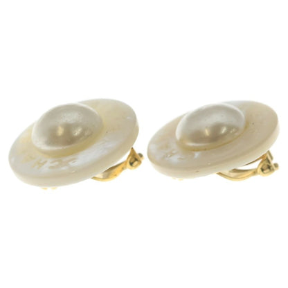 Chanel Pearl Earrings White Gold — view 4