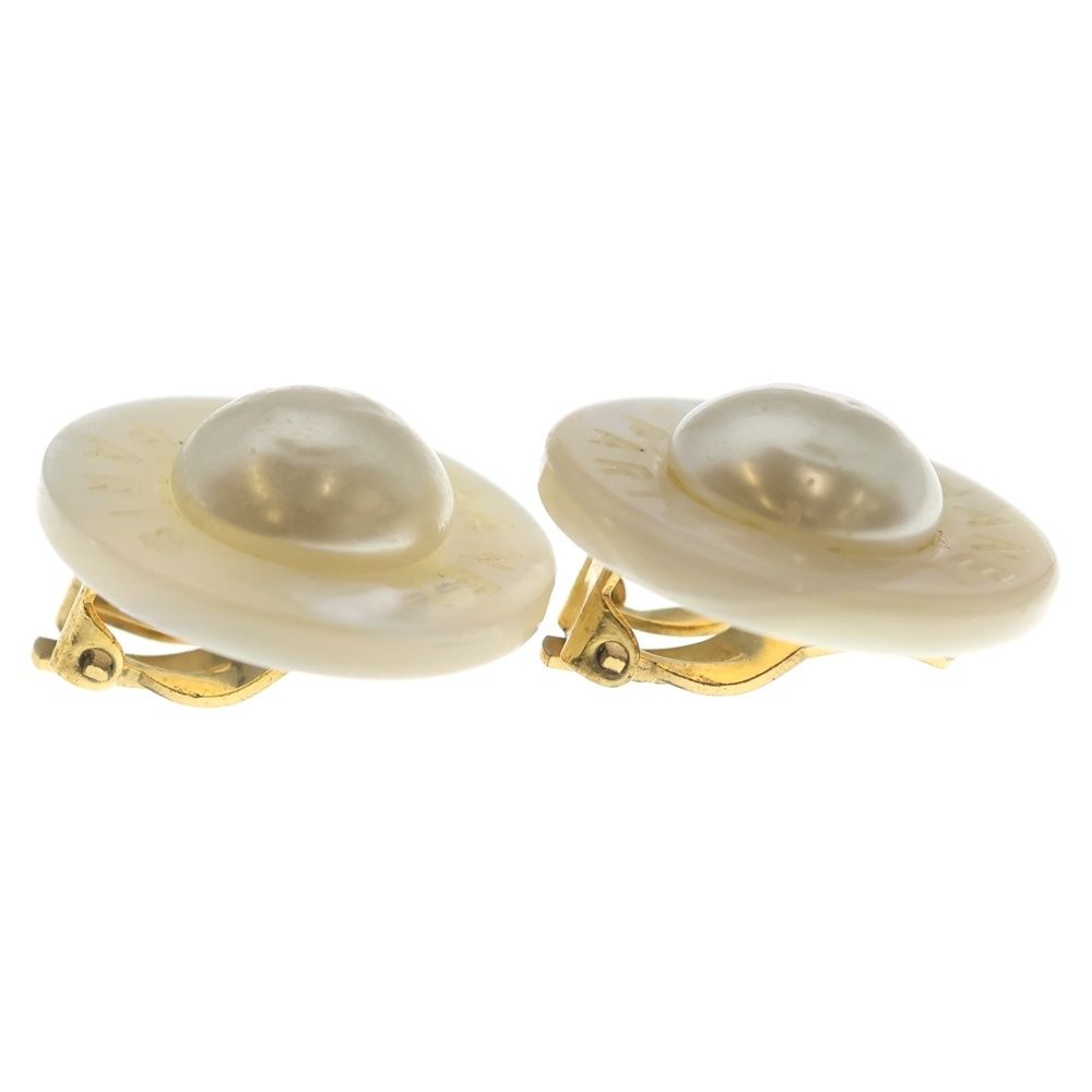 Chanel Pearl Earrings White Gold — view 3