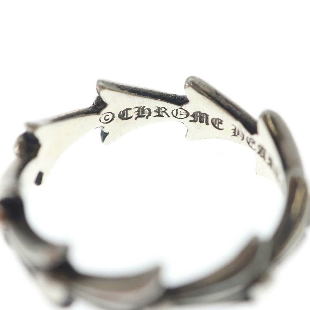 Chrome Hearts Cross Tail Silver Ring — view 5