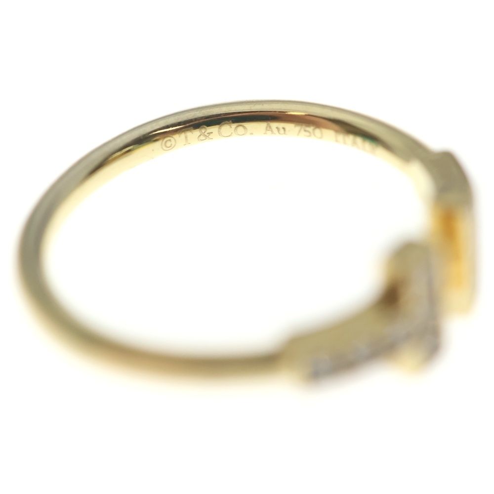 Tiffany & Co T Wire Diamond Ring Gold — view 5