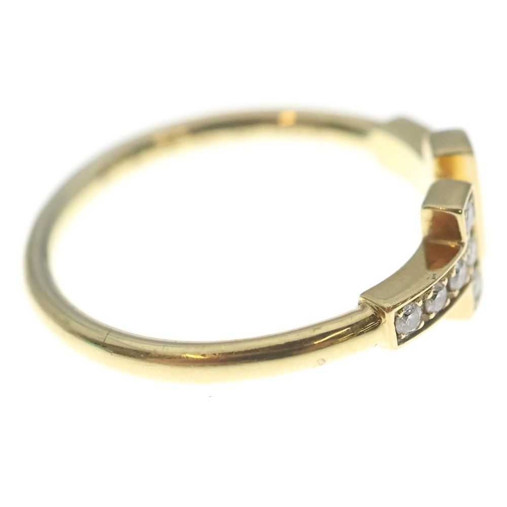 Tiffany & Co T Wire Diamond Ring Gold — view 3