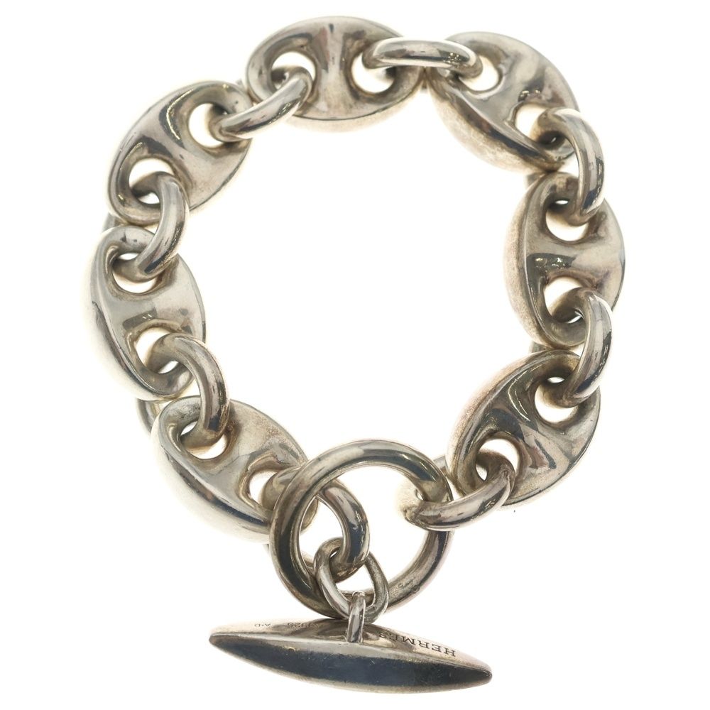 Hermes Neptune Bracelet Silver Vintage