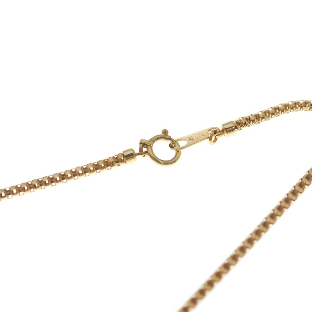 Celine Pave Diamond Necklace 18k YG Yellow Gold Pendant — view 4