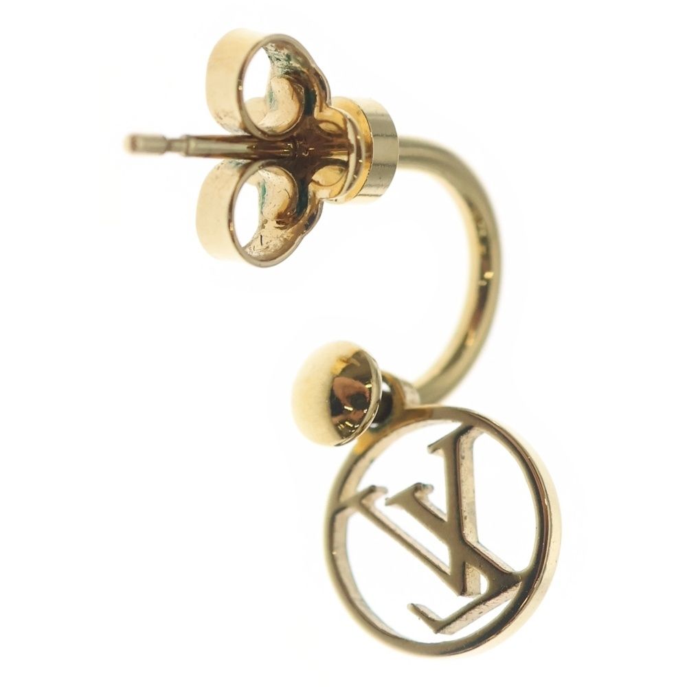 Louis Vuitton Boucle Doreil Blue Ming Earrings Gold — view 2