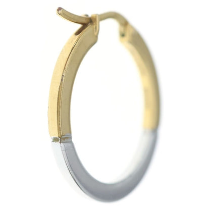 Celine Hoop Earrings Gold Silver — view 2