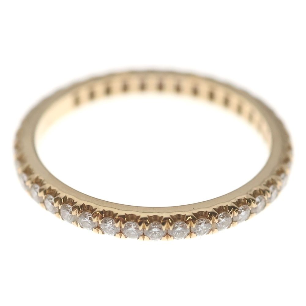 Tiffany & Co Full Eternity Diamond Ring Pink Gold — view 3