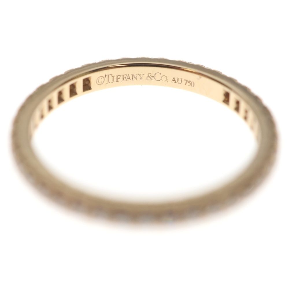 Tiffany & Co Full Eternity Diamond Ring Pink Gold — view 5