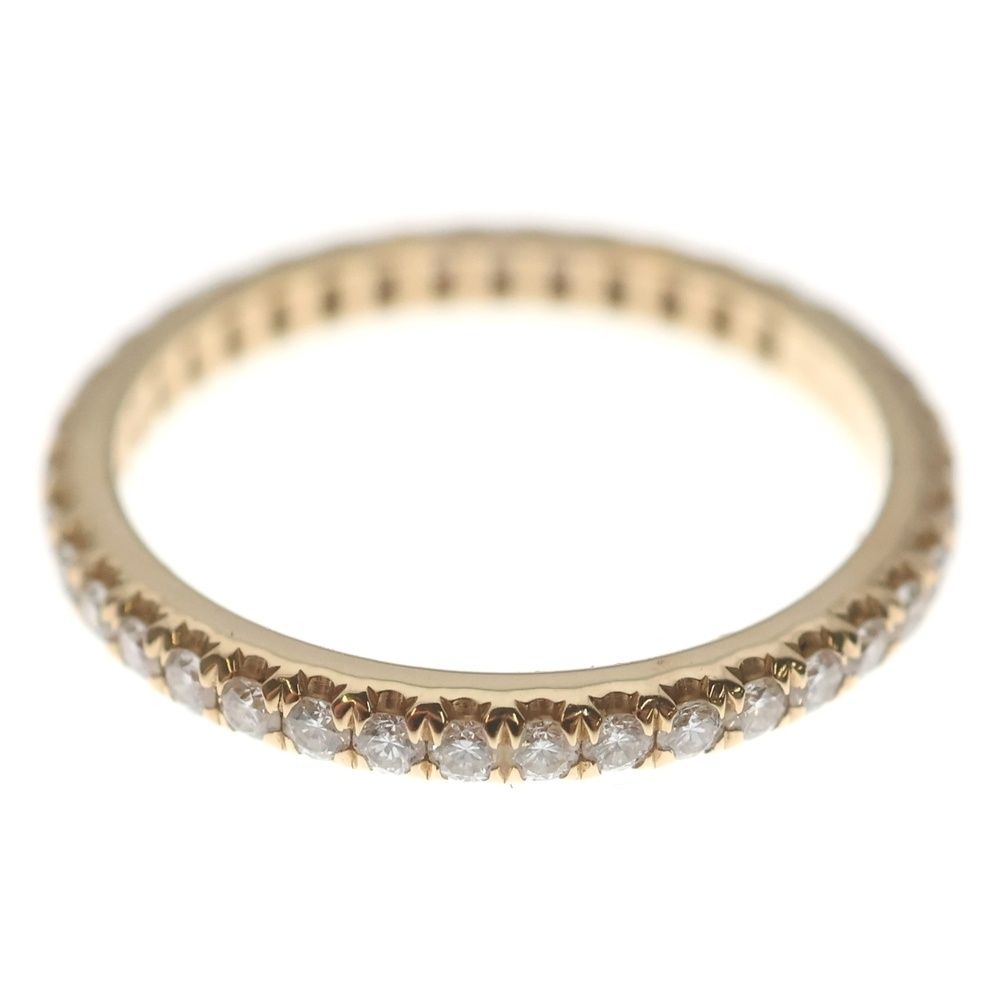 Tiffany & Co Full Eternity Diamond Ring Pink Gold — view 4