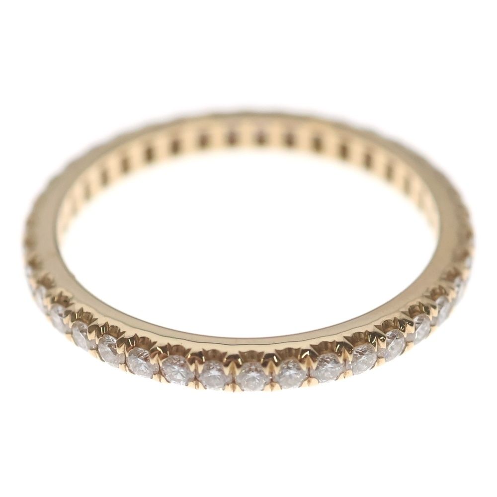 Tiffany & Co Full Eternity Diamond Ring Pink Gold — view 2