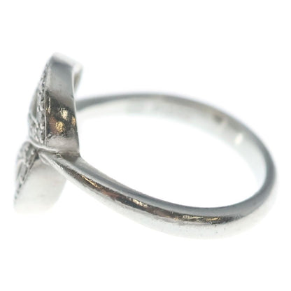 Harry Winston Lily Cluster Star Mini Ring Pave Diamond Platinum — view 4