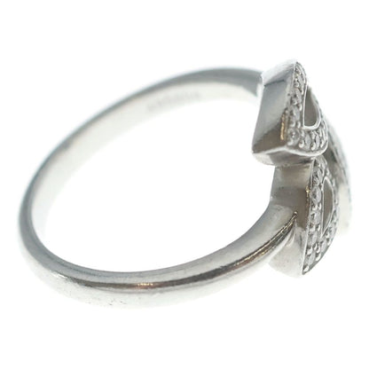 Harry Winston Lily Cluster Star Mini Ring Pave Diamond Platinum — view 3
