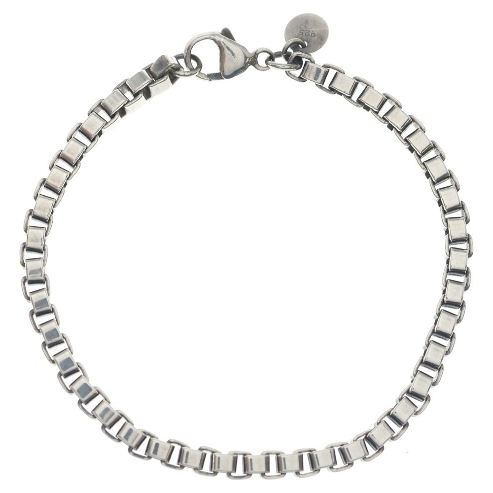 Tiffany & Co Venetian Link Bracelet Chain Silver