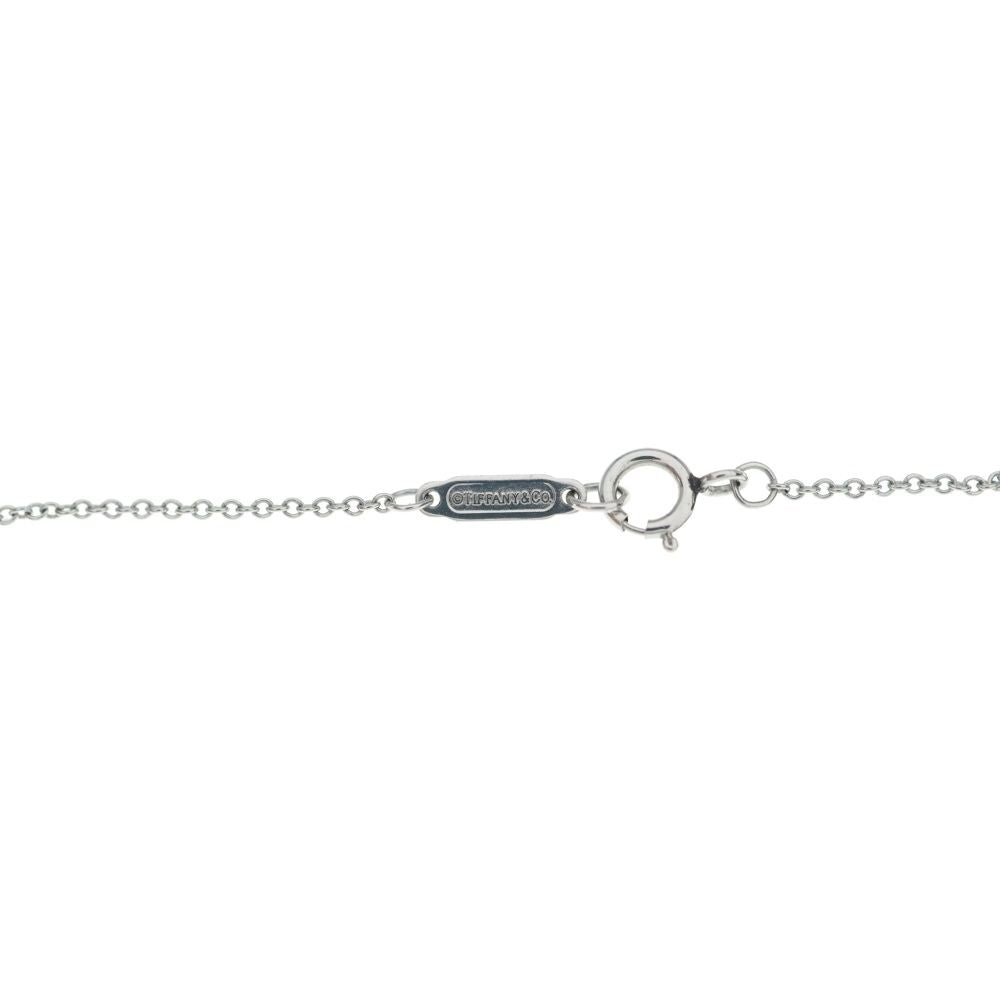 Tiffany & Co Infinity Diamond Necklace Pendant Chain Silver — view 5