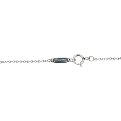 Tiffany & Co Infinity Diamond Necklace Pendant Chain Silver — view 5