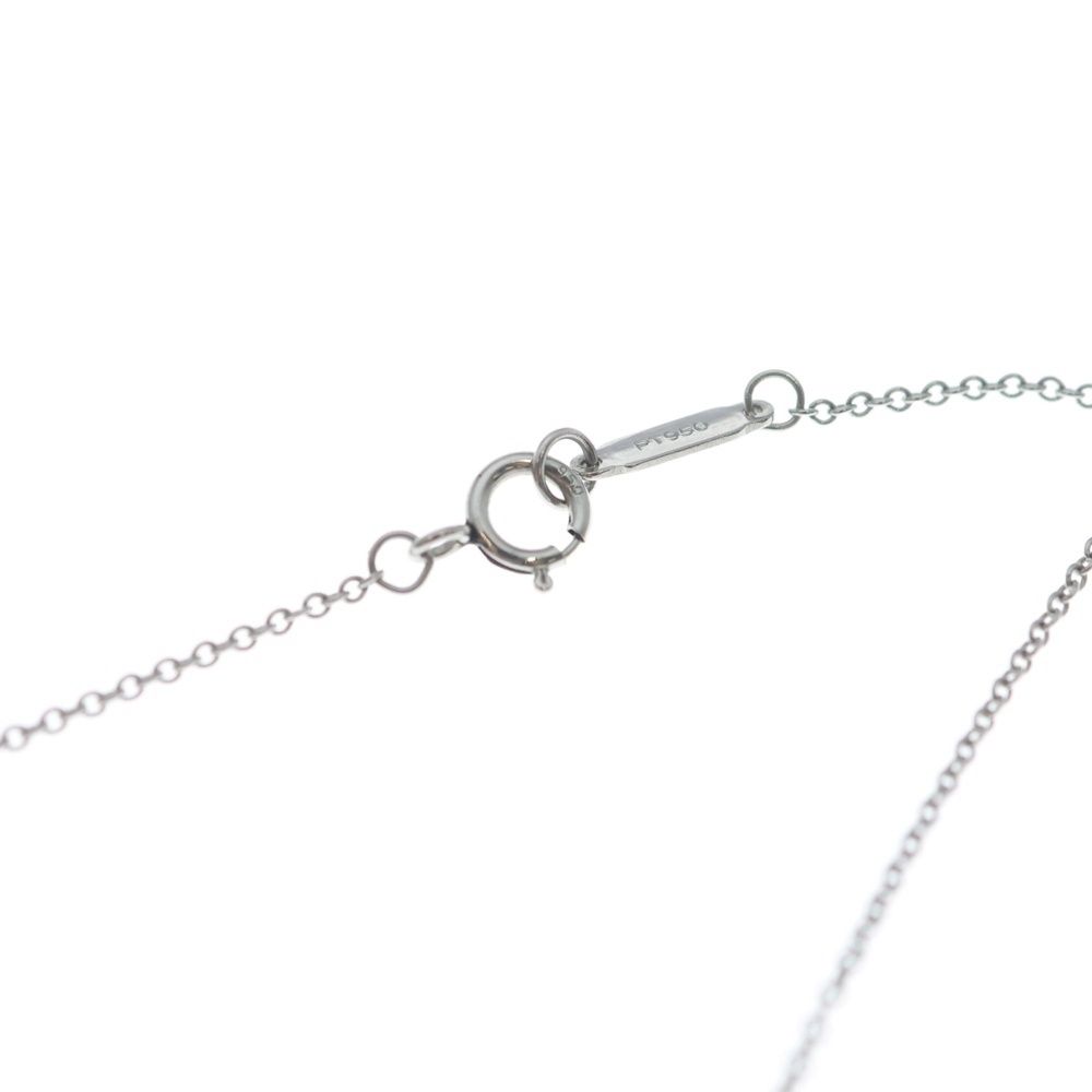 Tiffany & Co Infinity Diamond Necklace Pendant Chain Silver — view 4