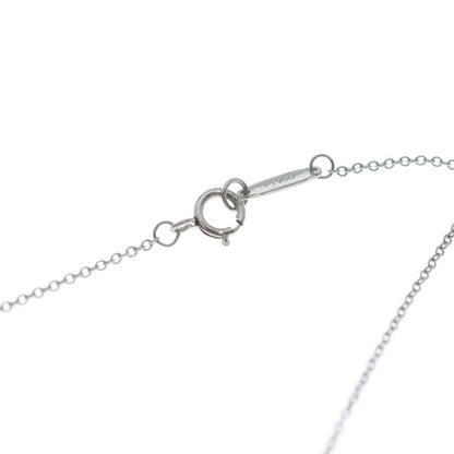 Tiffany & Co Infinity Diamond Necklace Pendant Chain Silver — view 4