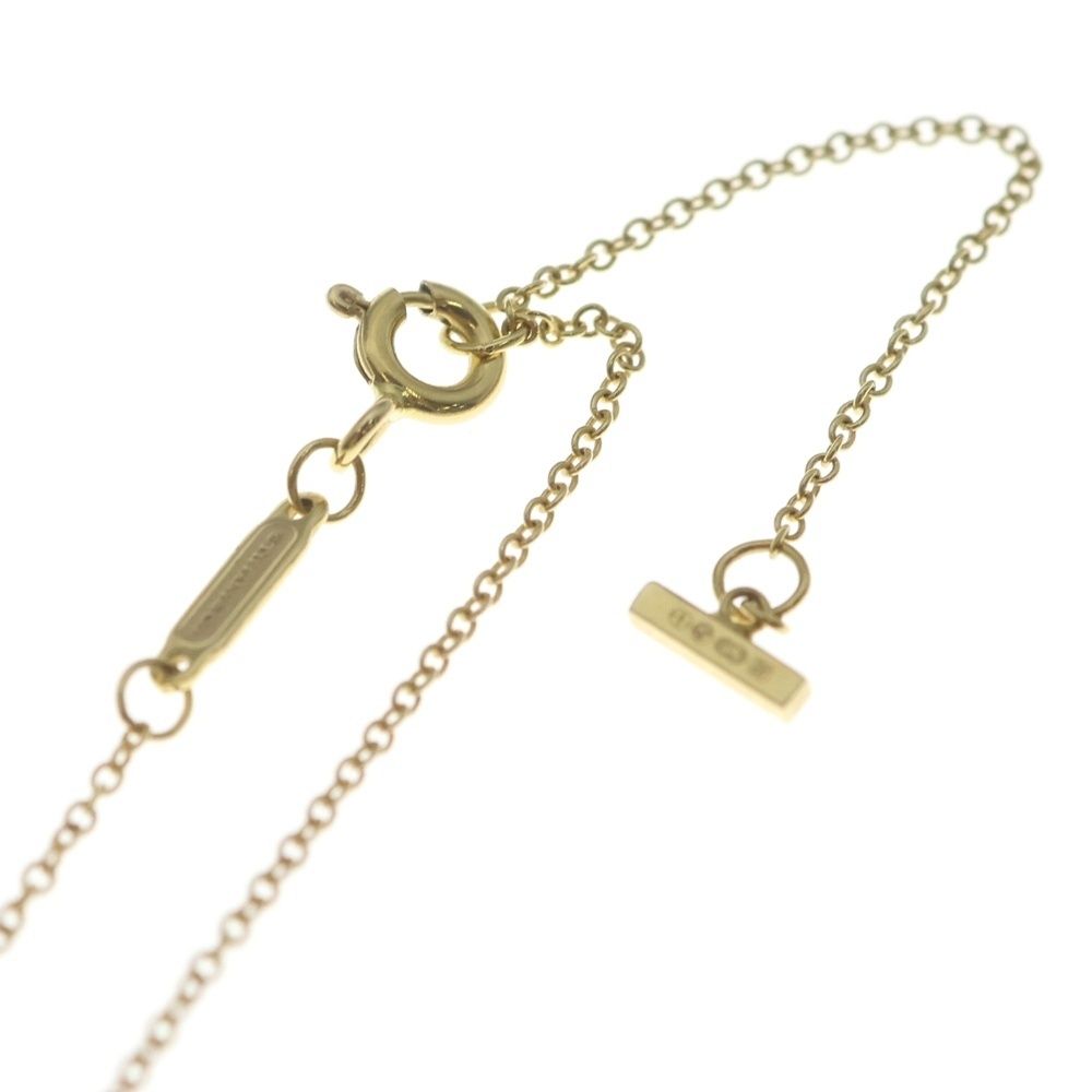 Tiffany & Co T Smile Small Necklace 18k YG Yellow Gold Pendant — view 4