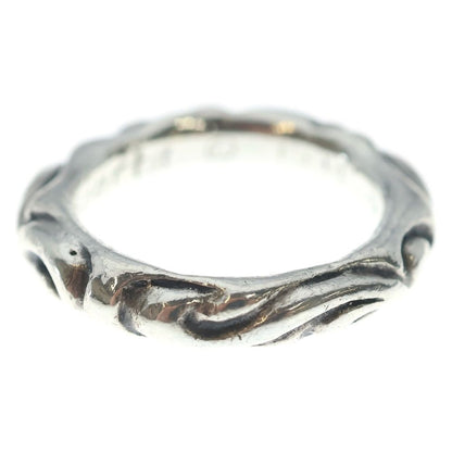 Chrome Hearts Scrl Band Scroll Ring Silver — view 3