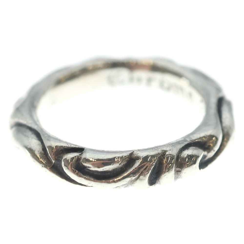 Chrome Hearts Scrl Band Scroll Ring Silver — view 4