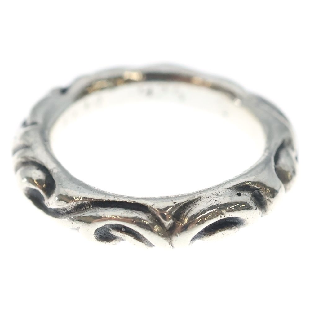 Chrome Hearts Scrl Band Scroll Ring Silver — view 2