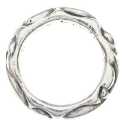 Chrome Hearts Scrl Band Scroll Ring Silver — view 6