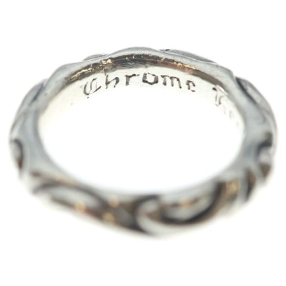 Chrome Hearts Scrl Band Scroll Ring Silver — view 5