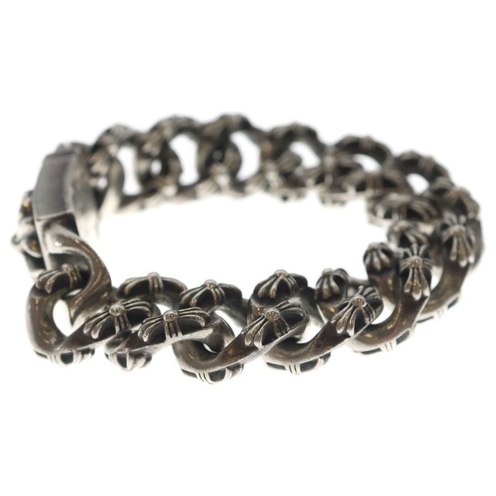 Chrome Hearts EX Fncy Chx Large Box ID Silver Bracelet — view 4