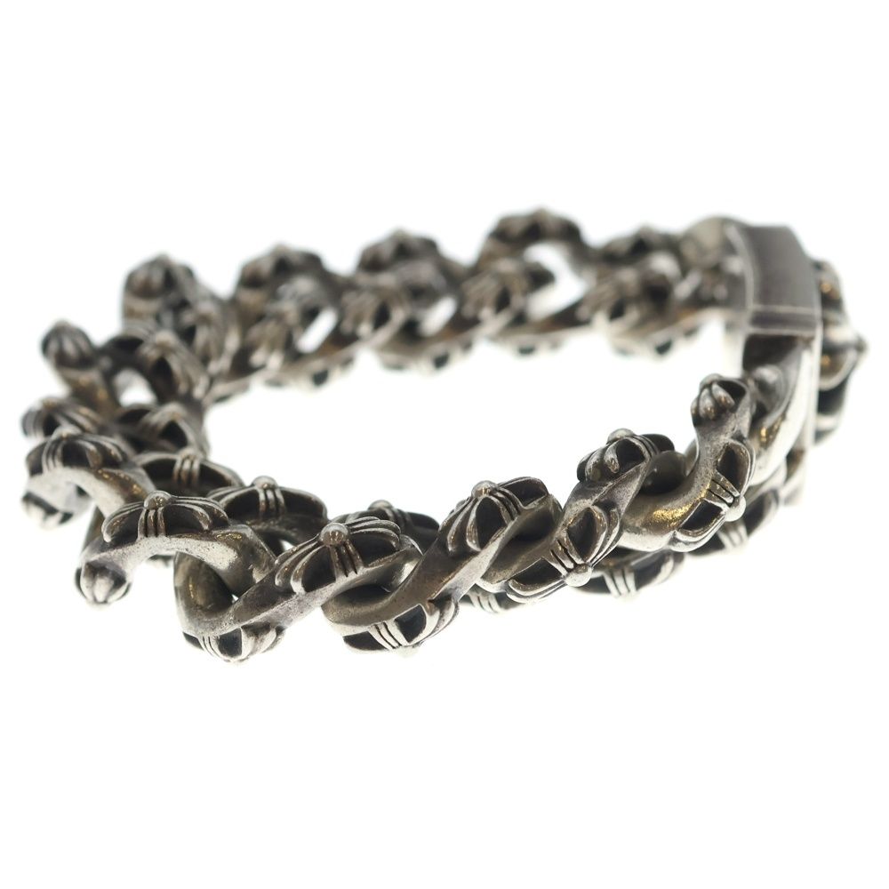 Chrome Hearts EX Fncy Chx Large Box ID Silver Bracelet — view 3