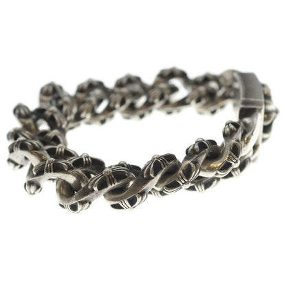 Chrome Hearts EX Fncy Chx Large Box ID Silver Bracelet — view 3