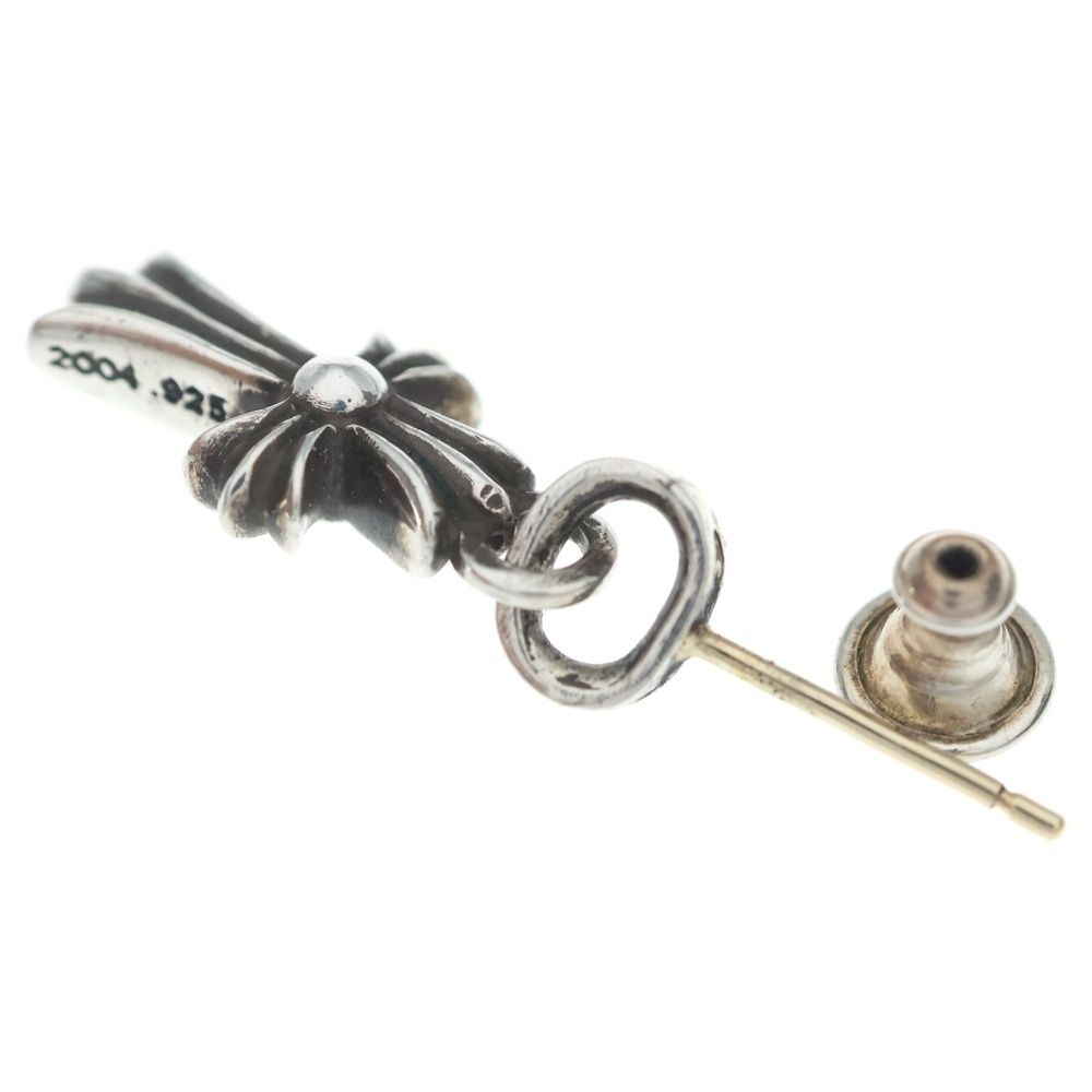 Chrome Hearts Bby Pprchn Baby Fat Cross Drop Earrings Silver — view 5