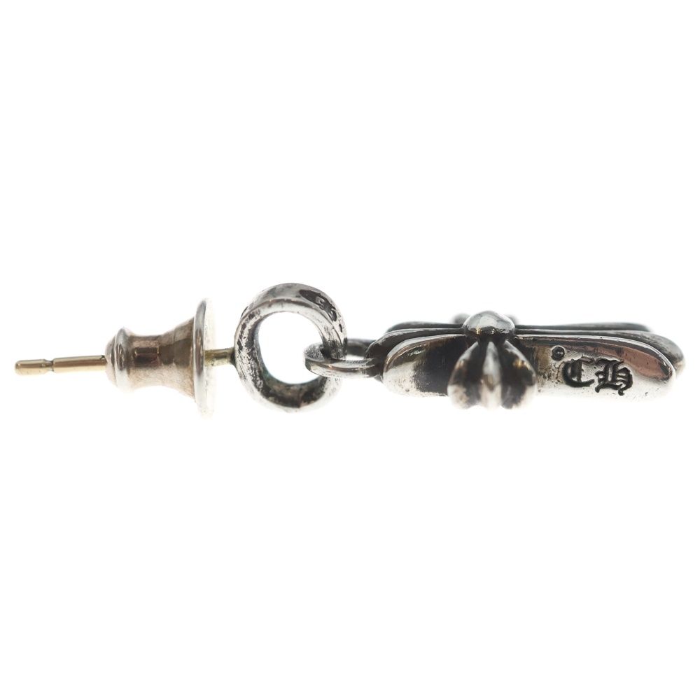Chrome Hearts Bby Pprchn Baby Fat Cross Drop Earrings Silver — view 4