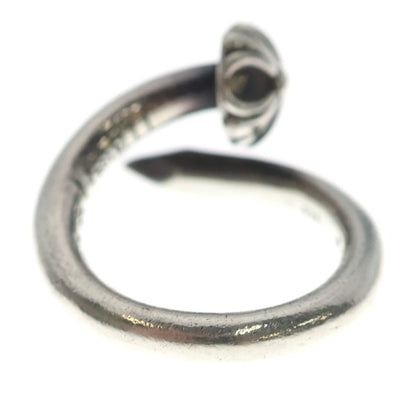 Chrome Hearts Nail Crsball Cross Ball Ring Silver — view 2