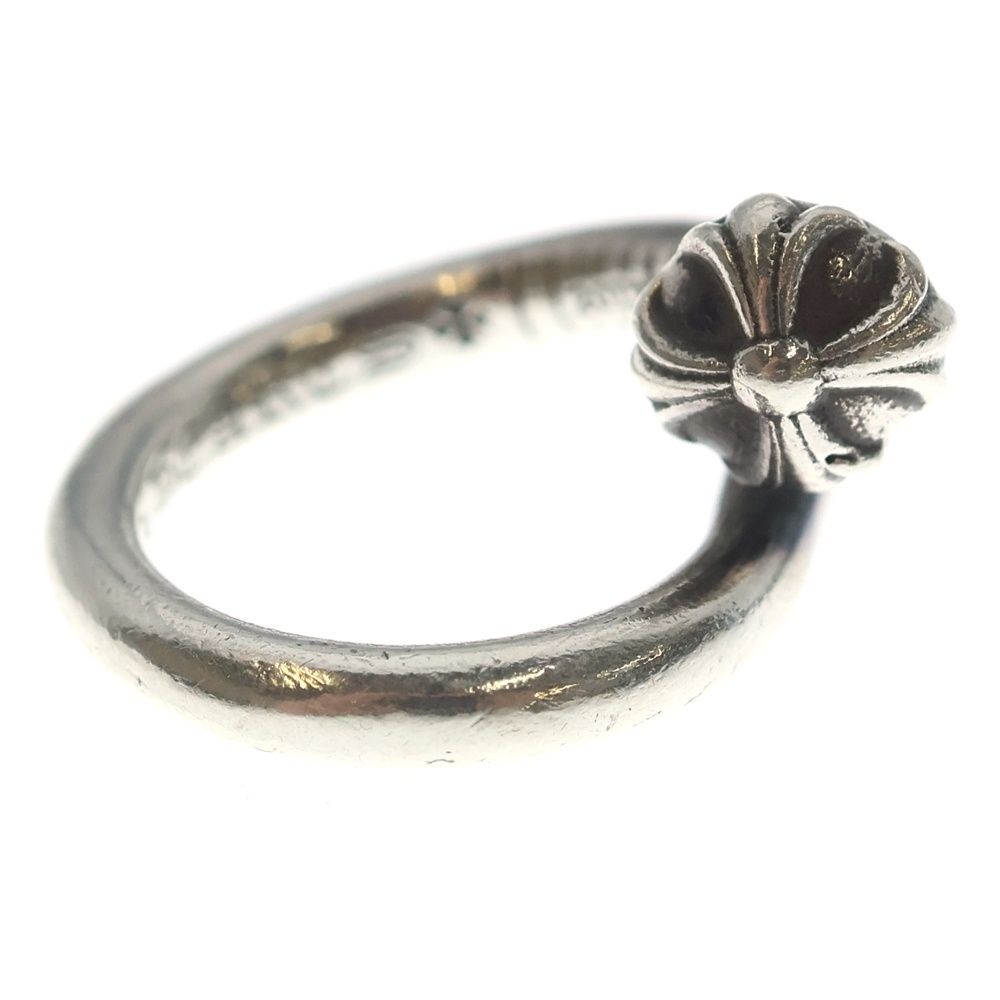 Chrome Hearts Nail Crsball Cross Ball Ring Silver — view 3