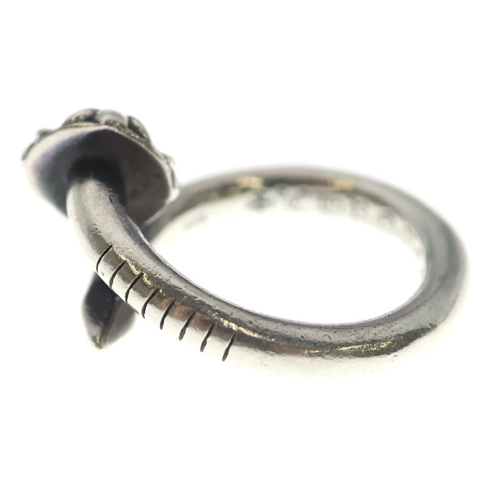 Chrome Hearts Nail Crsball Cross Ball Ring Silver — view 4