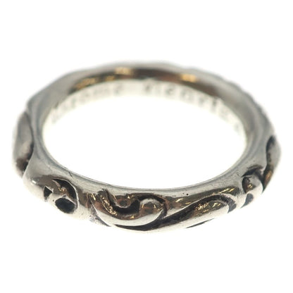 Chrome Hearts Scrl Band Scroll Silver Ring