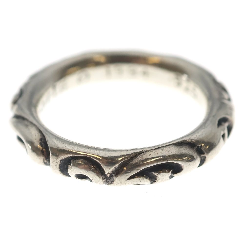 Chrome Hearts Scrl Band Scroll Silver Ring — view 3