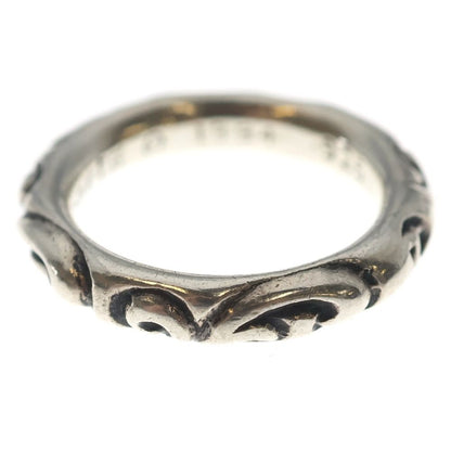Chrome Hearts Scrl Band Scroll Silver Ring — view 3