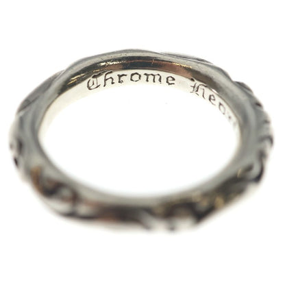Chrome Hearts Scrl Band Scroll Silver Ring — view 5