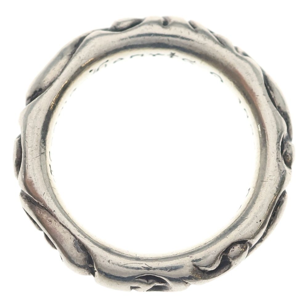 Chrome Hearts Scrl Band Scroll Silver Ring — view 6