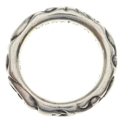 Chrome Hearts Scrl Band Scroll Silver Ring — view 6