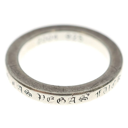 Chrome Hearts Spacer Fuckyou Nyc Limited Ring Silver