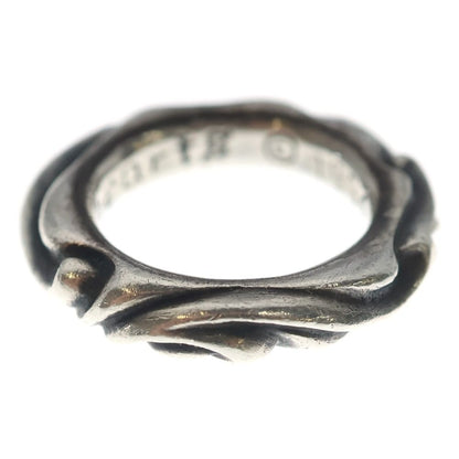 Chrome Hearts Scrl Band Scroll Silver Ring — view 3