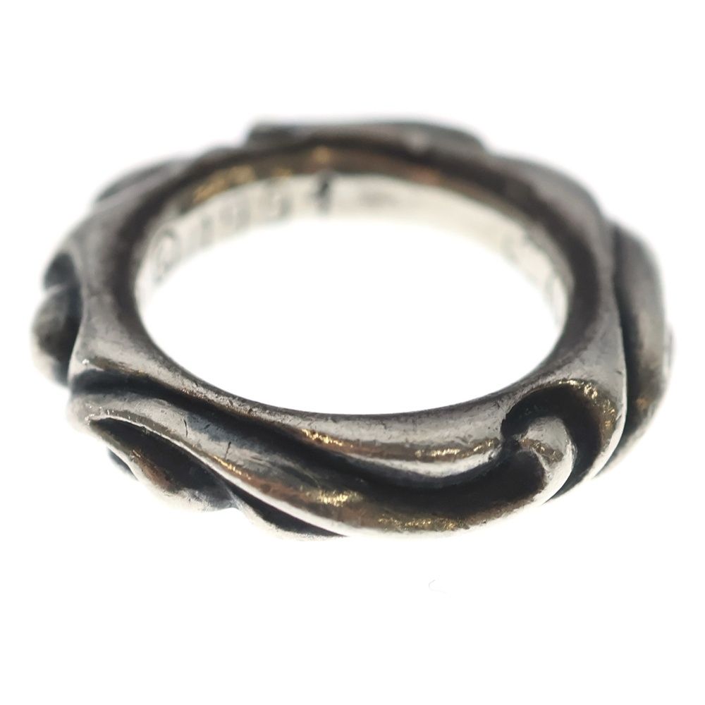 Chrome Hearts Scrl Band Scroll Silver Ring — view 2
