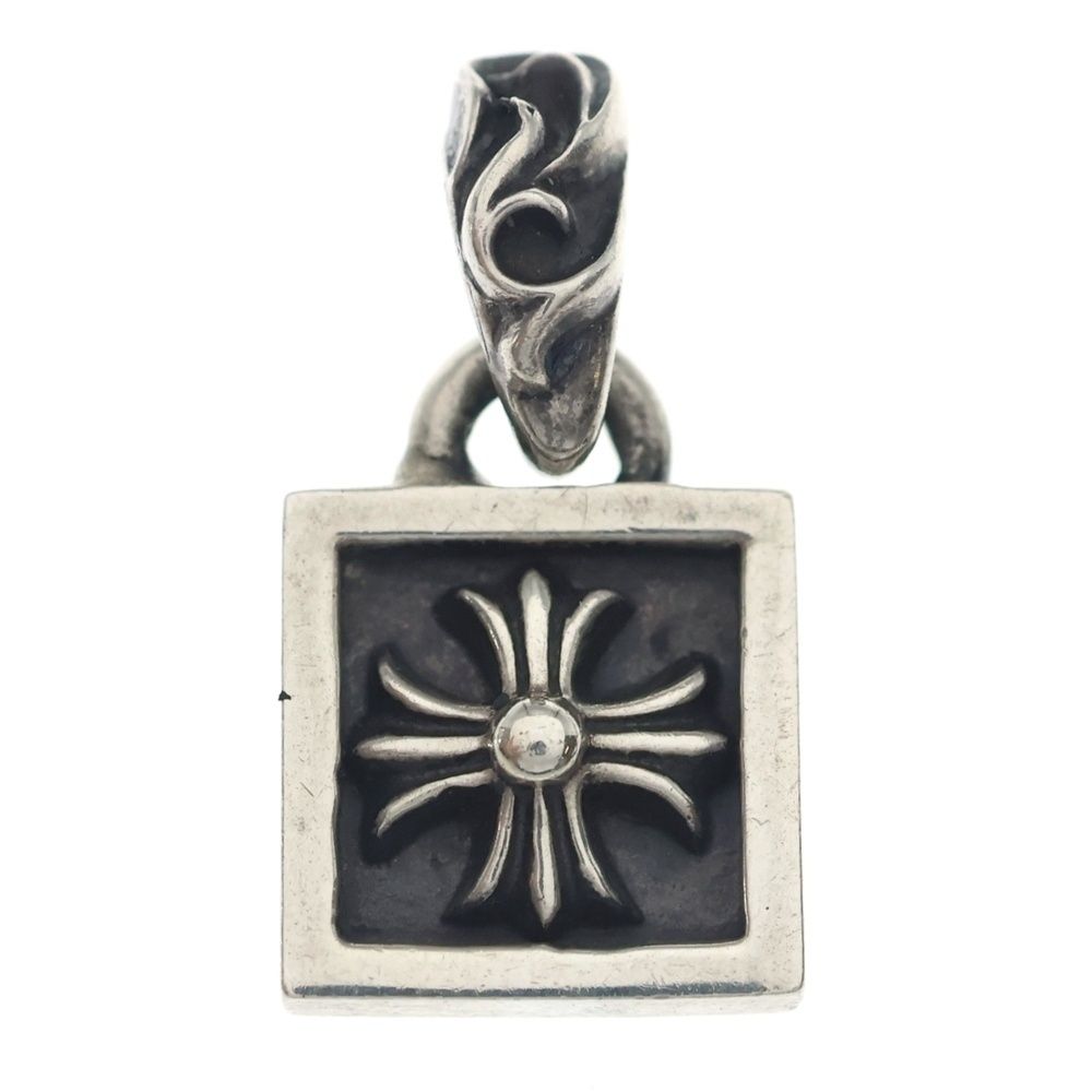 Chrome Hearts Framed CH Plus Charm Pendant Top Silver