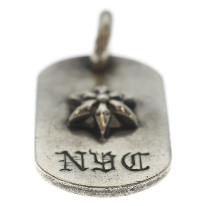 Chrome Hearts Raised Star Dogtag Nyc Limited Dog Tag Pendant Top Silver — view 5