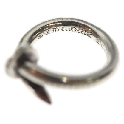 Chrome Hearts Nail Crsball Cross Ball Ring Silver — view 5