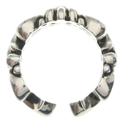 Chrome Hearts Dbl Flrl Crs Double Floral Cross Ring Silver — view 6